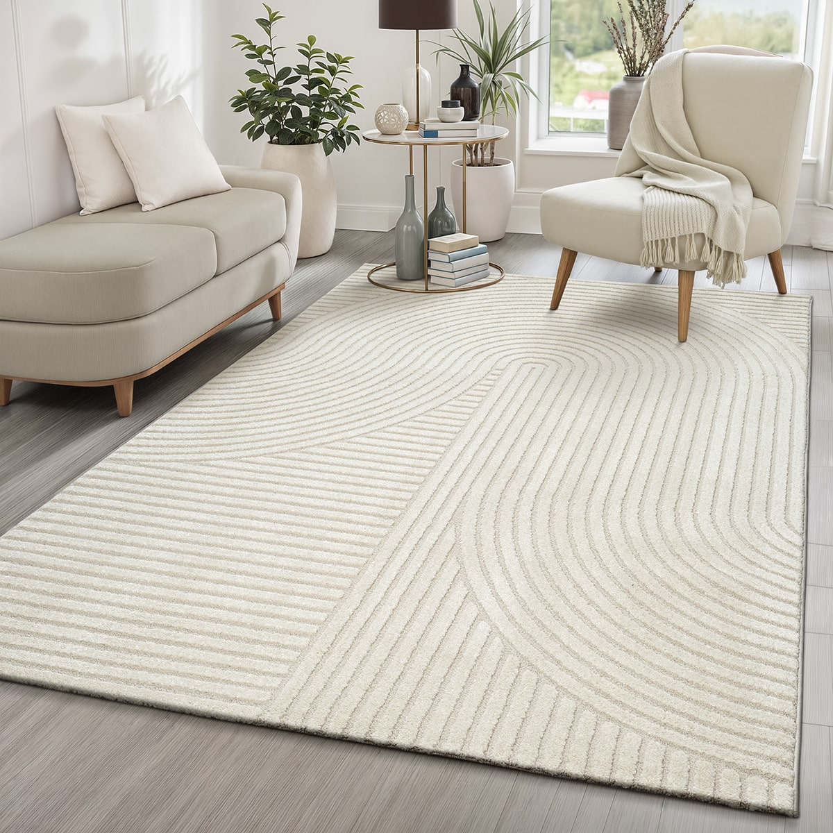 Everest Moderner Kurzflor Teppich