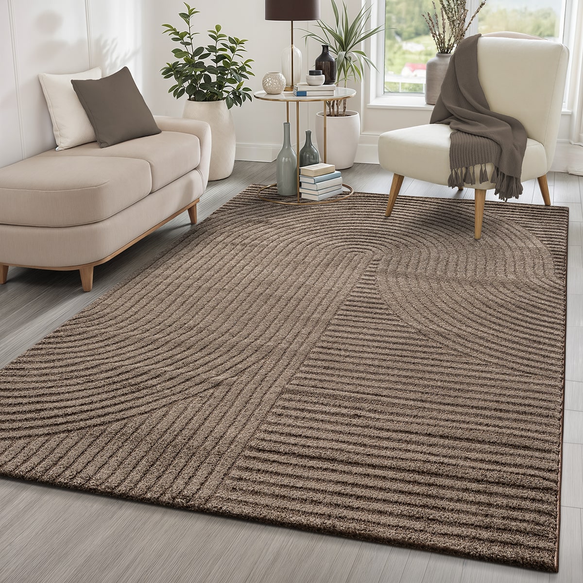 Everest Moderner Kurzflor Teppich
