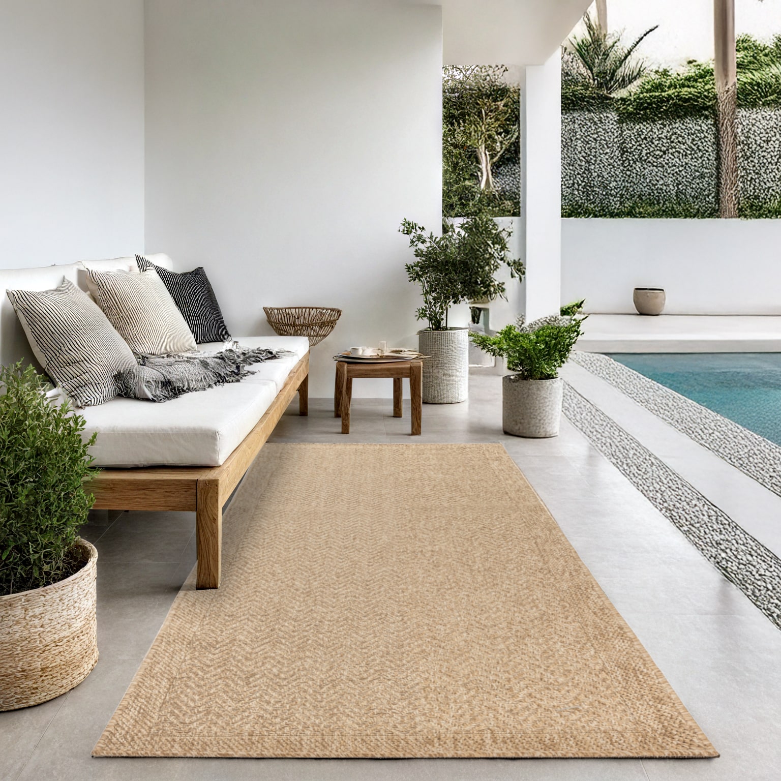 Kansas robuster In- & Outdoor Teppich