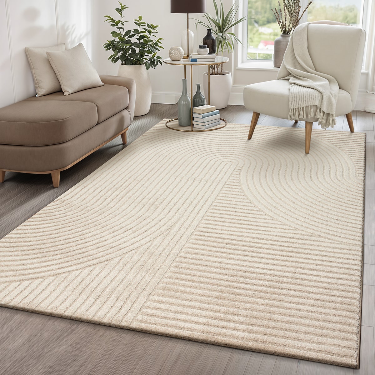 Everest Moderner Kurzflor Teppich