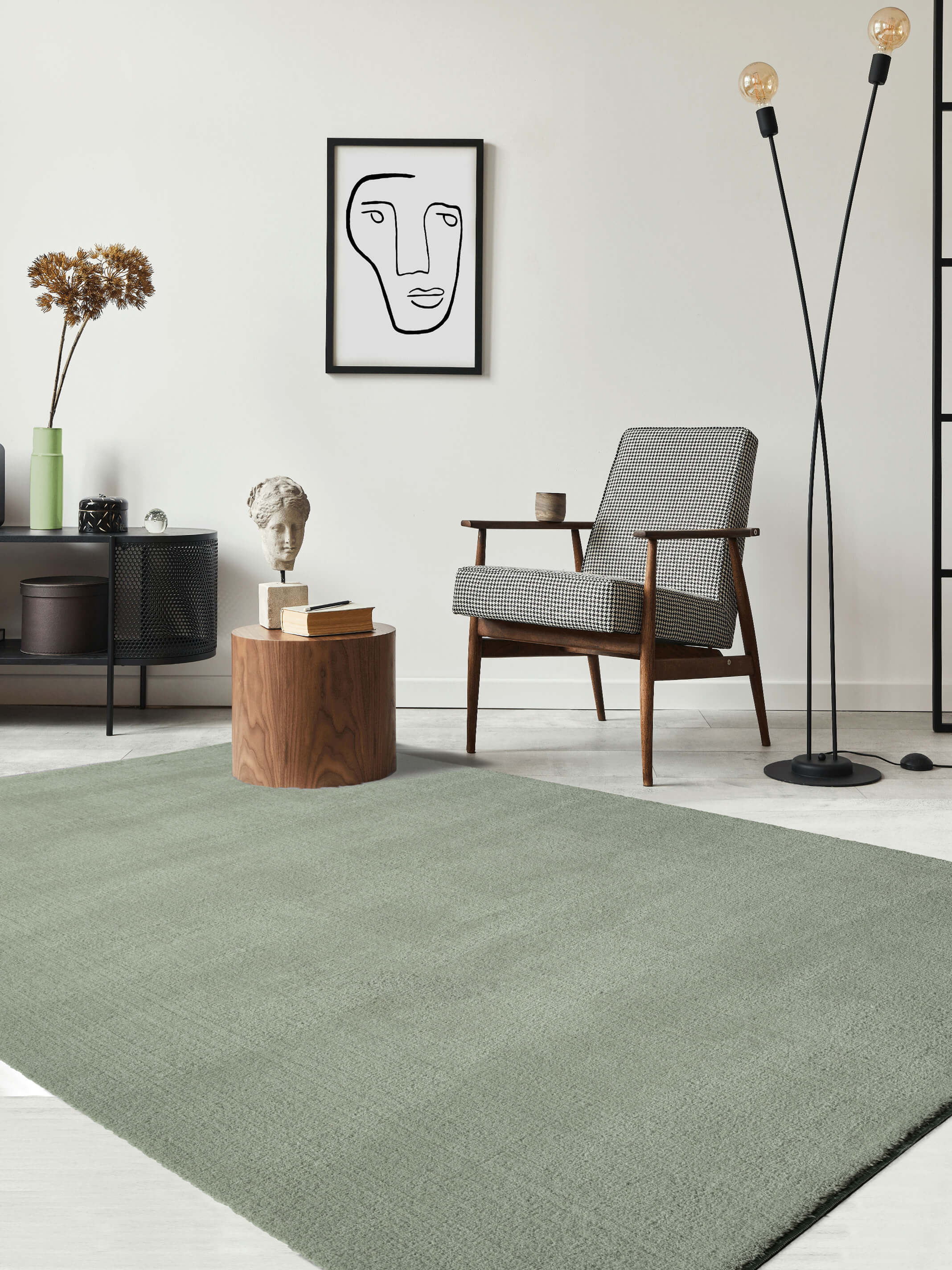 Kurzflor Teppiche - Beige, Grün, Modern & Mehr