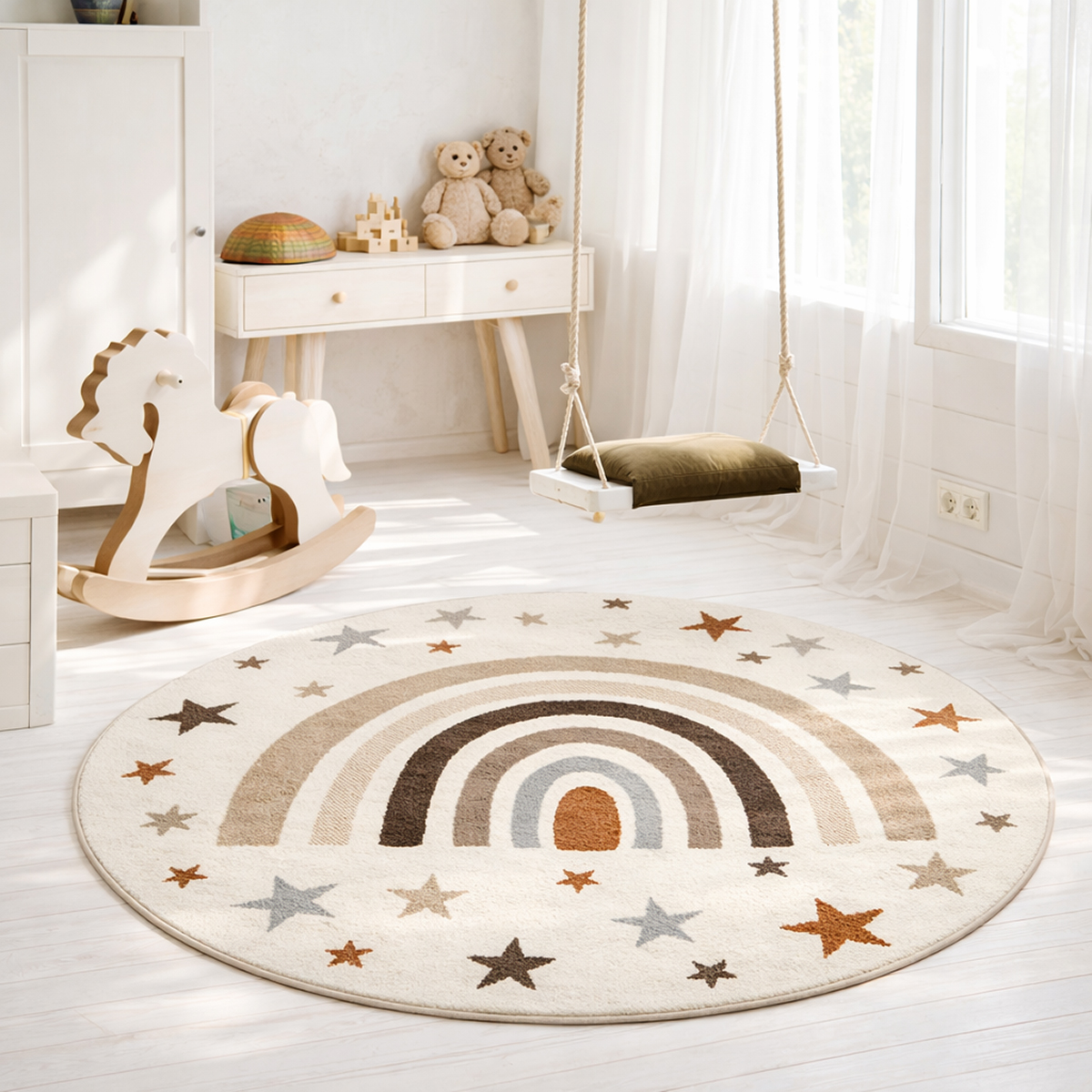 Beat Kids Moderner Weicher Kinderteppich