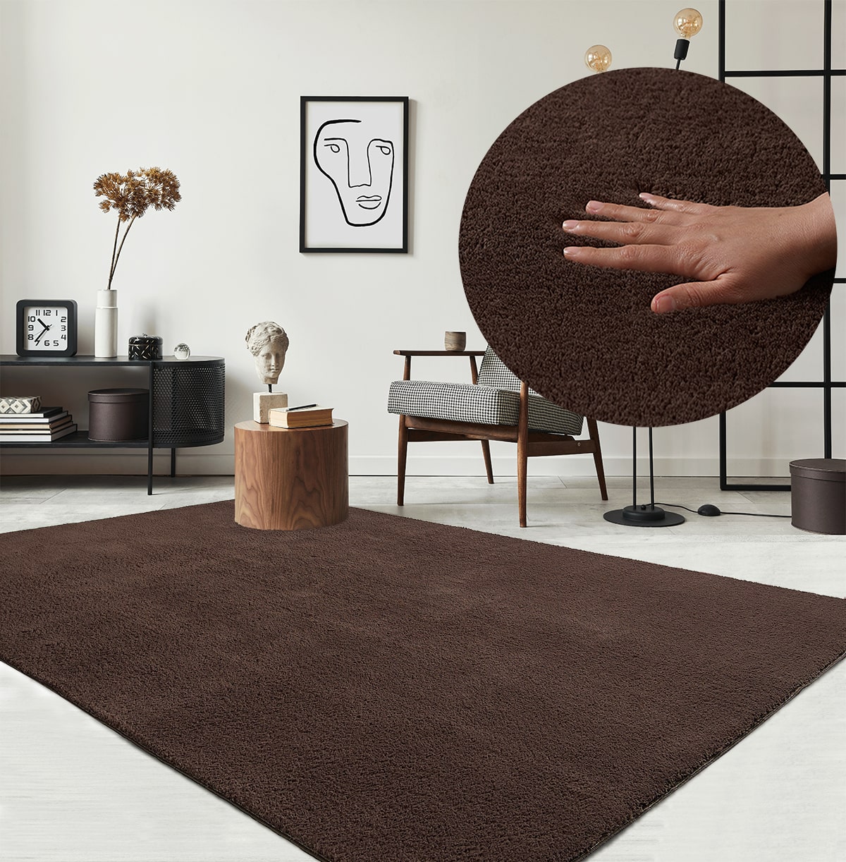 Kurzflor Teppiche - Beige, Grün, Modern & Mehr
